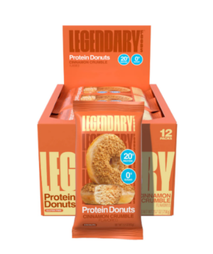 Legendary Foods Cinnamon Crumble Protein Donuts 12ct